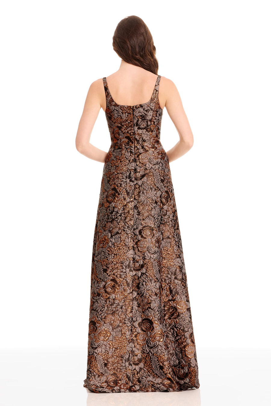VIENNA DRESS / BRONZE MULTI