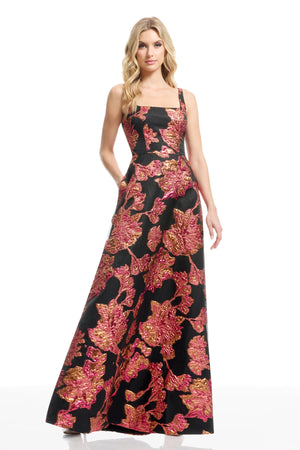 VIENNA DRESS / FUCHSIA MULTI