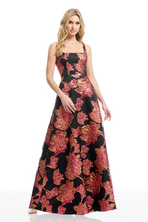 VIENNA DRESS / FUCHSIA MULTI
