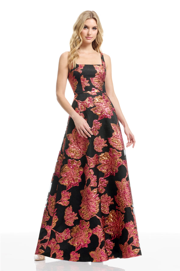 VIENNA DRESS / FUCHSIA MULTI