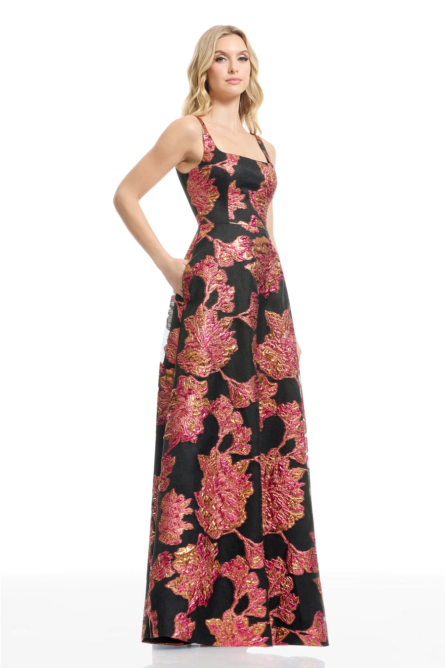 VIENNA DRESS / FUCHSIA MULTI