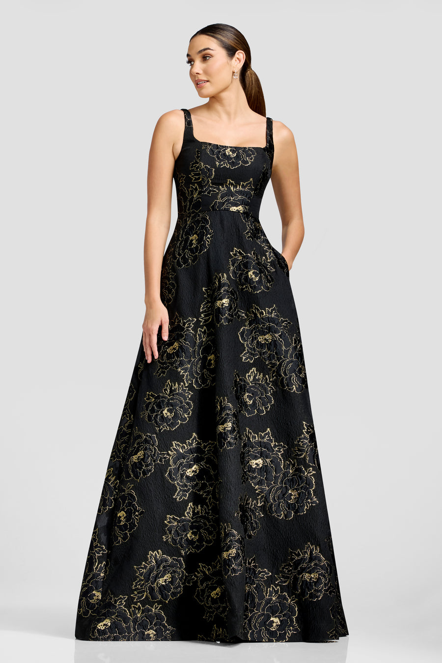 Vienna Gown / BLACK-GOLD