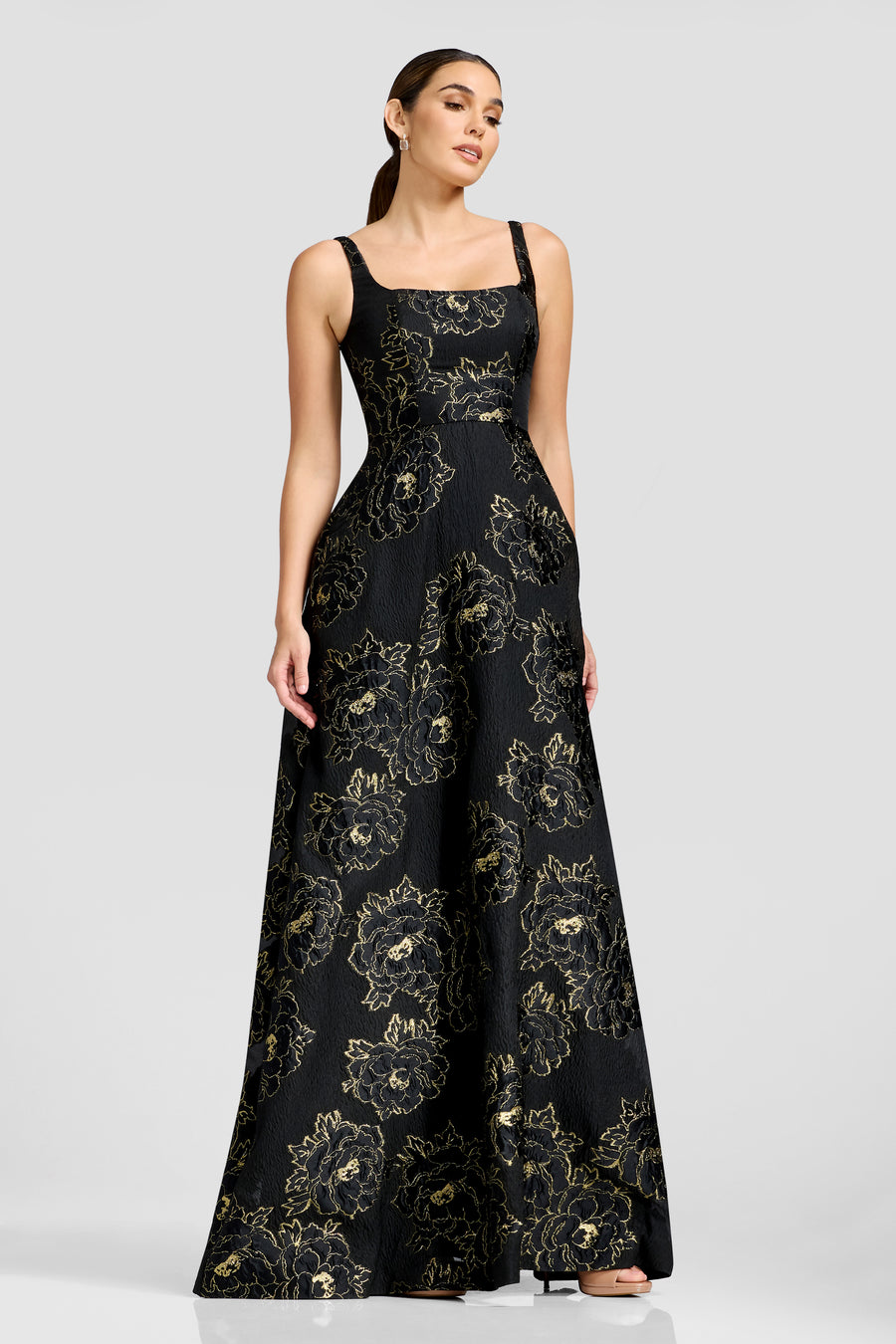 Vienna Gown / BLACK-GOLD