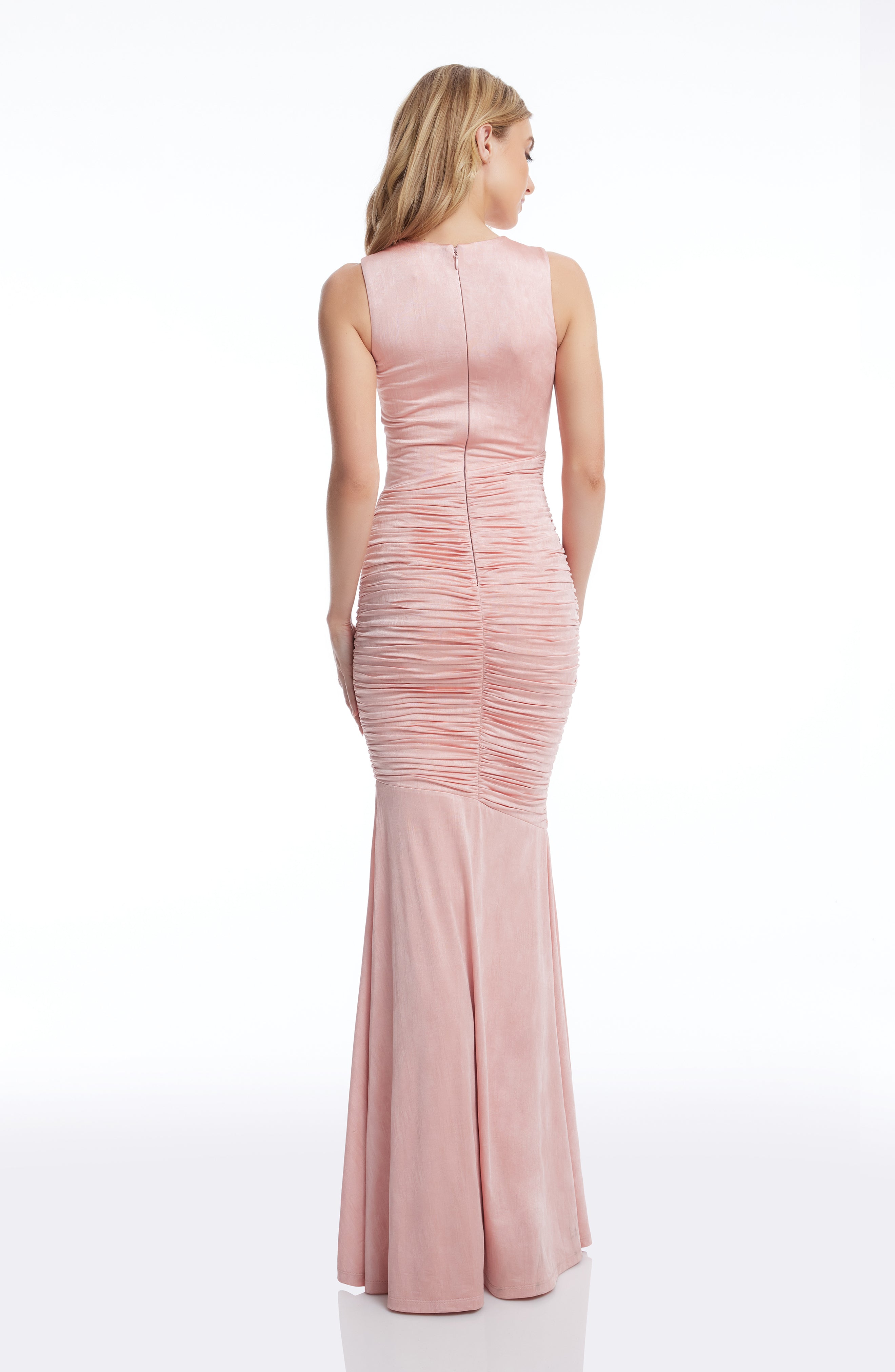 dress the population violetta jersey maxi dress Dress the Population Women's Violetta Ruched Gown - Black