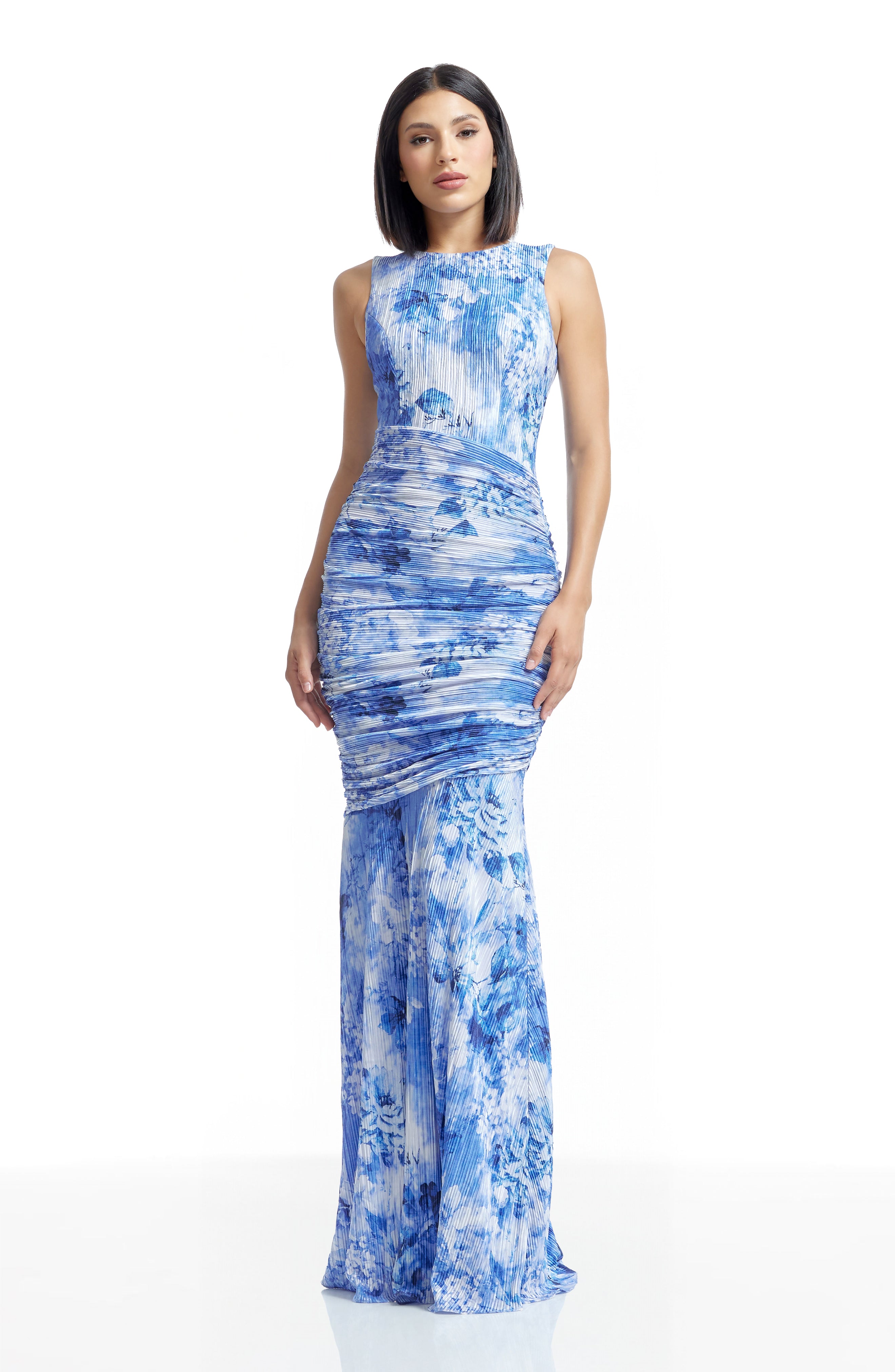 01u10 dress of delta Δ Eco Bailee Chain Denim Dress | GUESS Factory