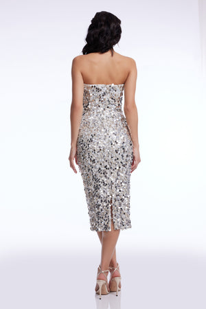 Viviana Dress / OFF WHITE MULTI
