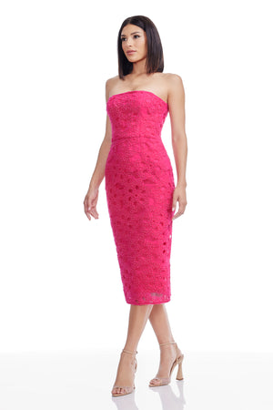Viviana Dress / HOT PINK