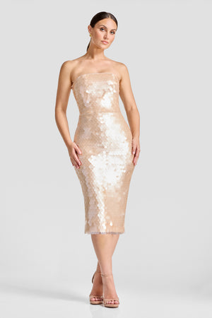 Viviana Dress / CHAMPAGNE