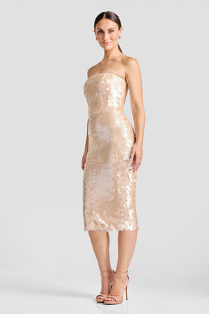 Viviana Dress / CHAMPAGNE