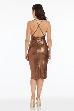Viv Metallic Dress Dress the Population Viv Metallic Dress Dress the Population