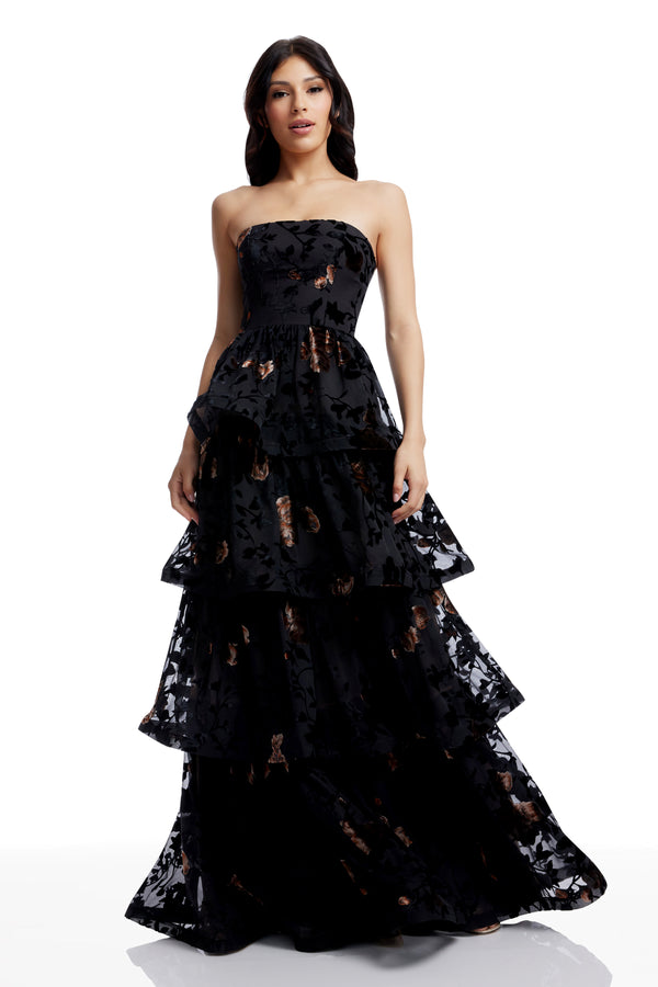 Willa Dress / BLACK MULTI