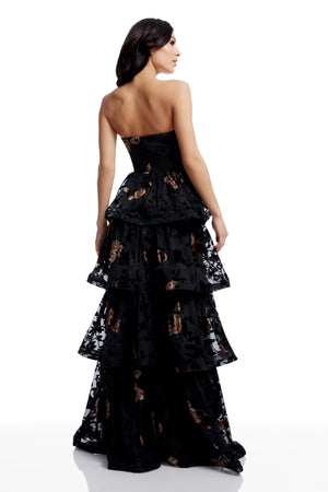 Willa Dress / BLACK MULTI