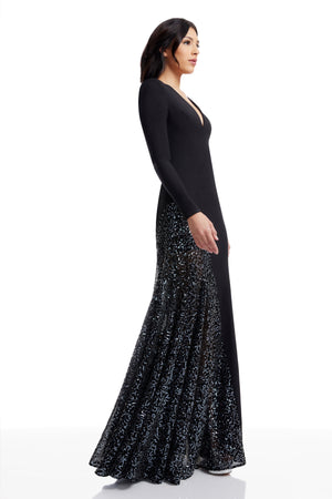 Winnie Dress / BLACK MULTI