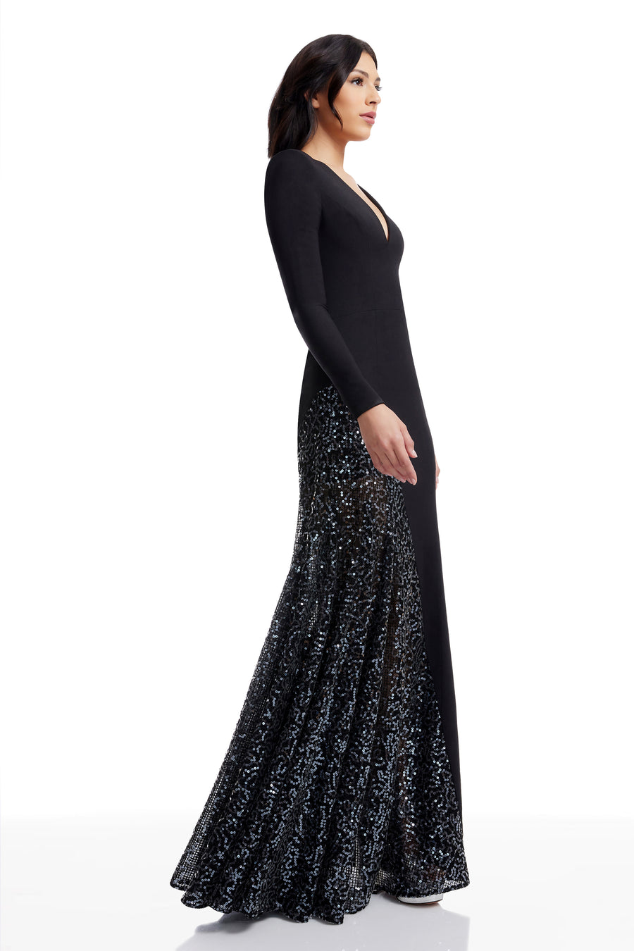 Winnie Dress / BLACK MULTI