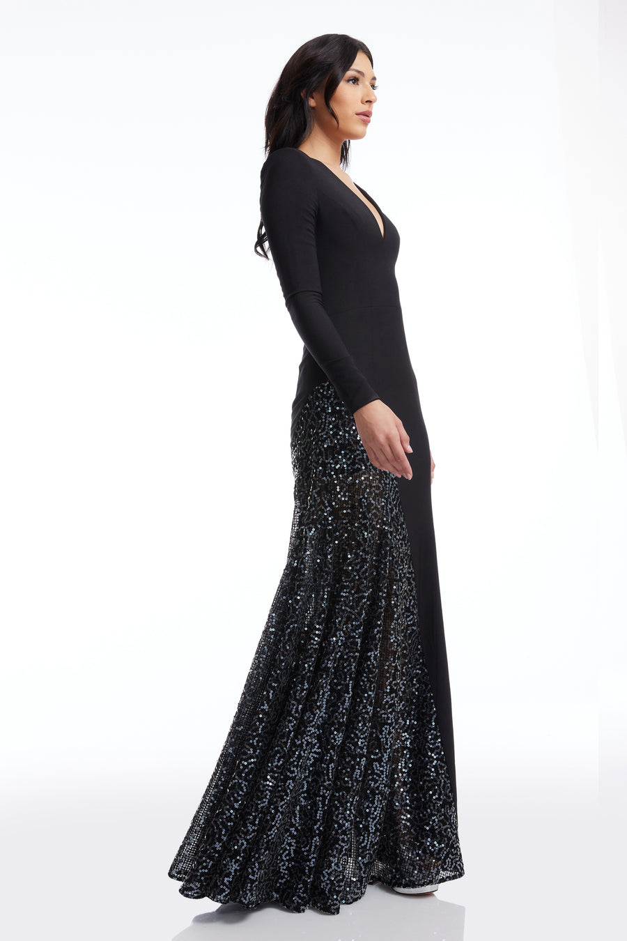 Winnie Dress / BLACK MULTI