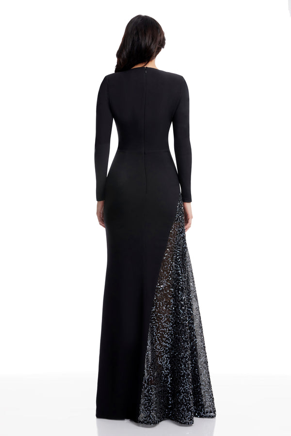 Winnie Dress / BLACK MULTI
