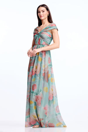 Xyla Gown / MINT MULTI