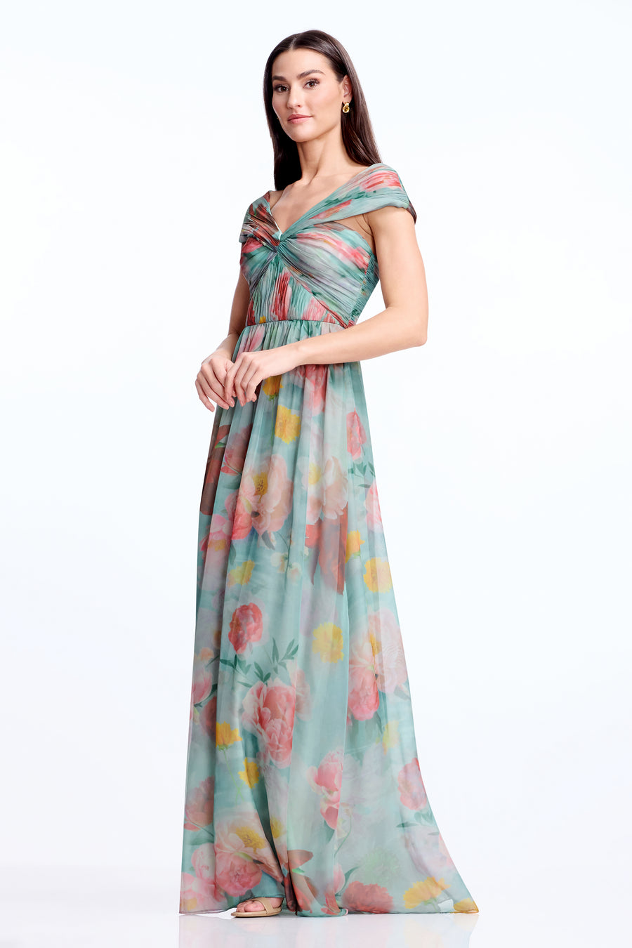 Xyla Gown / MINT MULTI