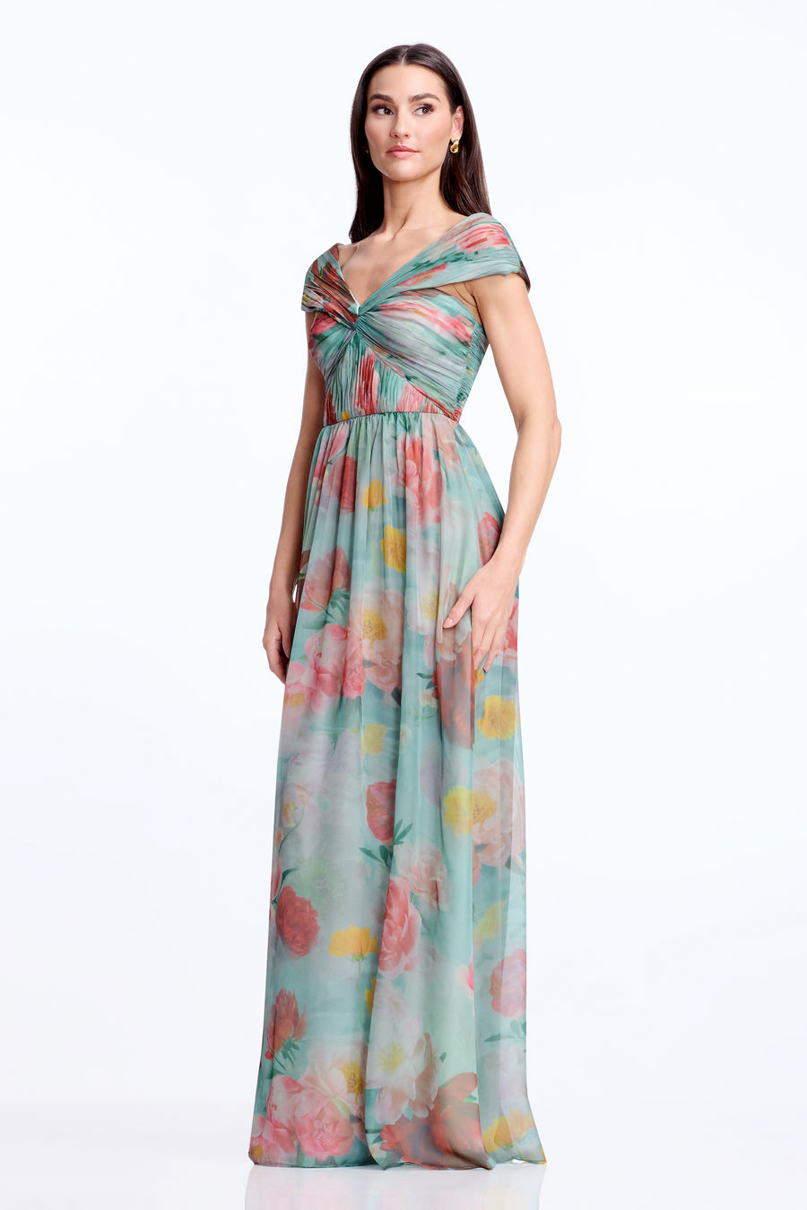 Xyla Gown / MINT MULTI