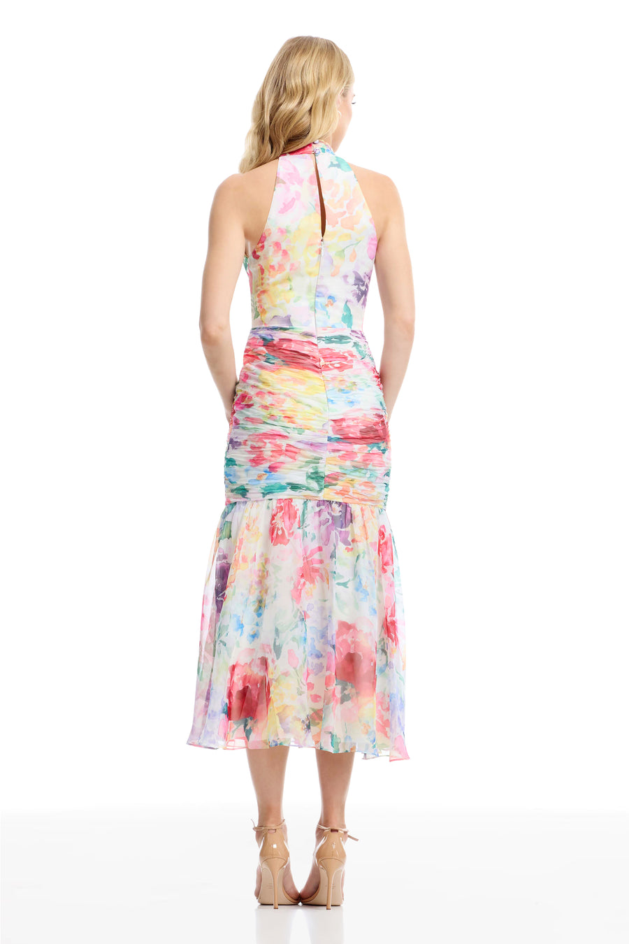 YOLANDA DRESS / IVORY MULTI