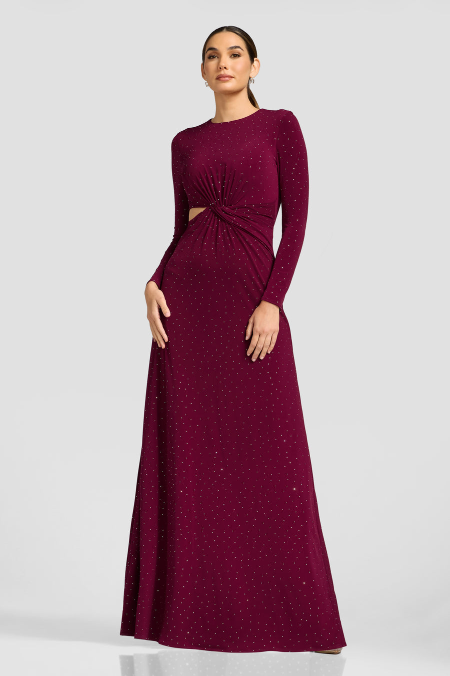 Zion Dress / DARK CHERRY