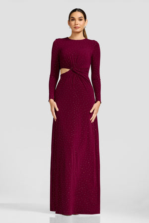 Zion Dress / DARK CHERRY