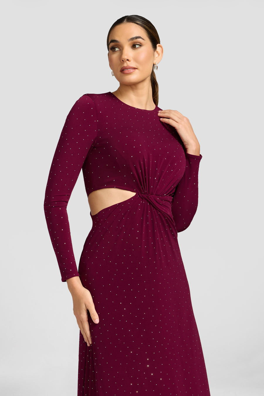 Zion Dress / DARK CHERRY