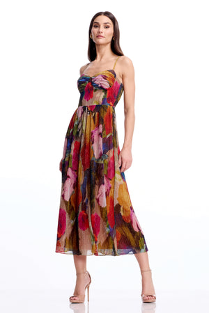 Zola Dress / BRIGHT ROSE MULTI