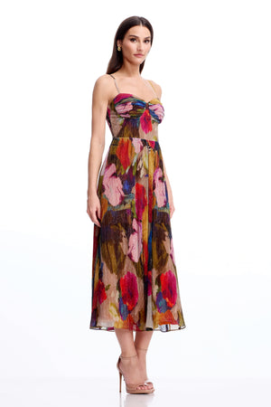 Zola Dress / BRIGHT ROSE MULTI