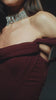 Melania Dress / DARK CHERRY