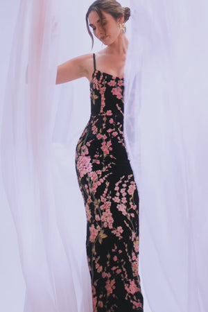 Giovanna Gown / BLACK MULTI