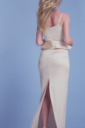 Akiah Dress / Champagne