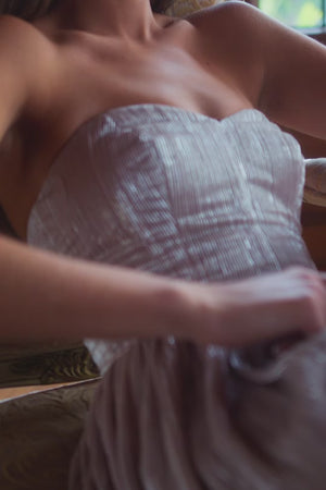 Audrina Dress / CHAMPAGNE