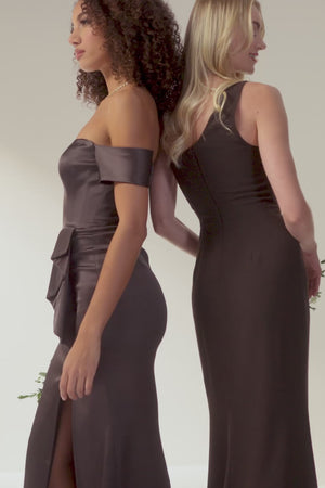 GABRIELLE GOWN / MOCHA