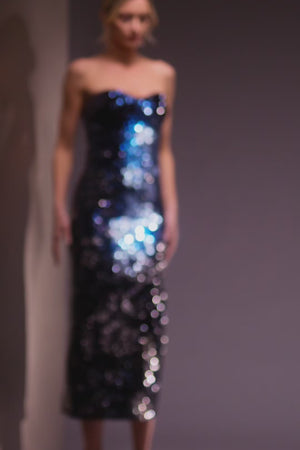 Vada Dress / NAVY MULTI