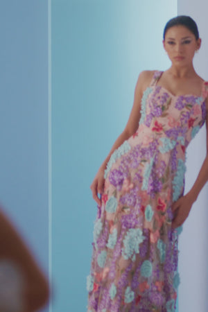Anabel Dress / Blush Multi