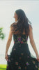 IMOGEN GOWN / BLACK MULTI