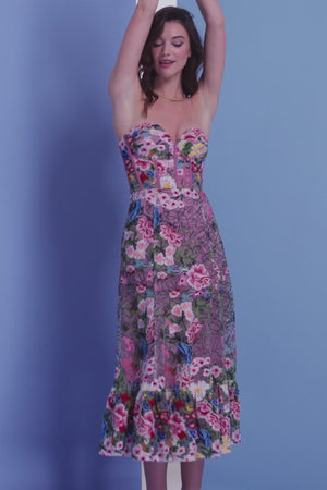 Carina Dress / Blush Multi