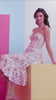 Carina Dress / WHITE-NUDE