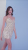Anya Dress / Champagne Multi