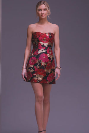 Juna Dress / FUCHSIA MULTI