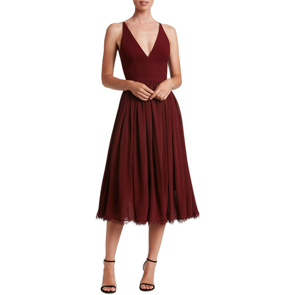 dress the population alicia lace-hem dress Dress the Population Alicia Dress