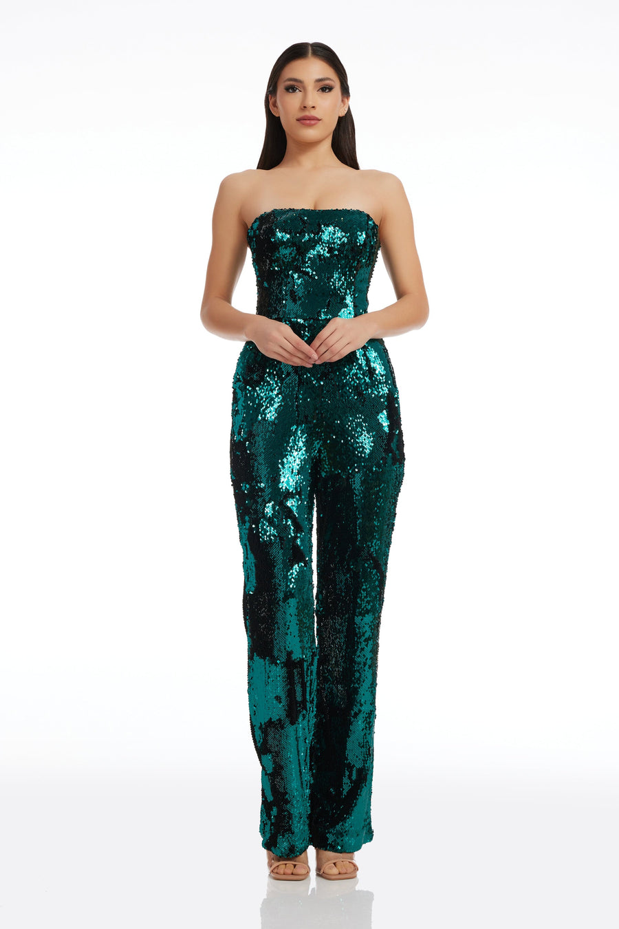 dress the population sequin jumpsuit Andy Jumpsuit Dress the Population