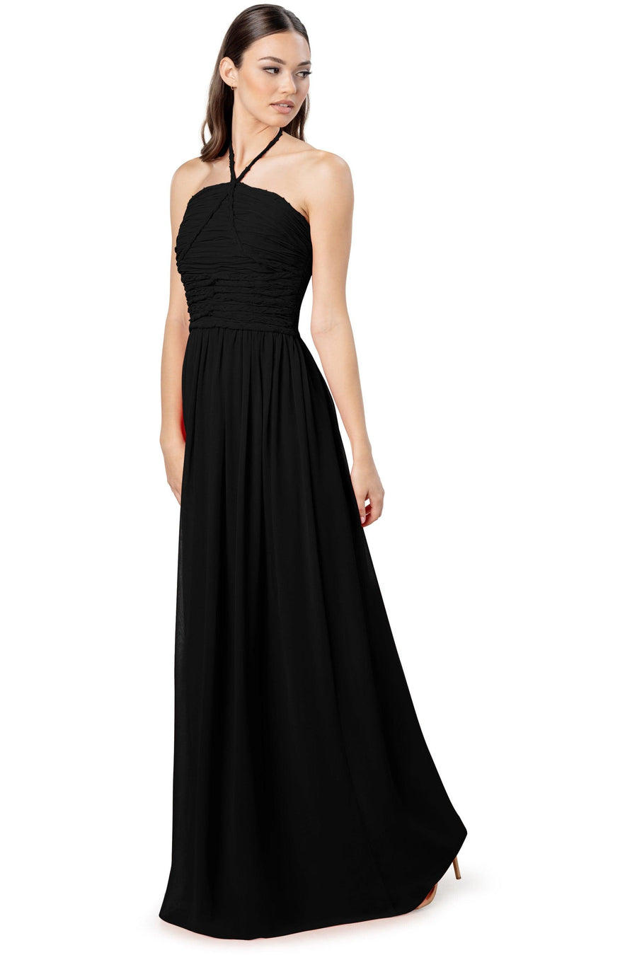Dress the best sale population black gown