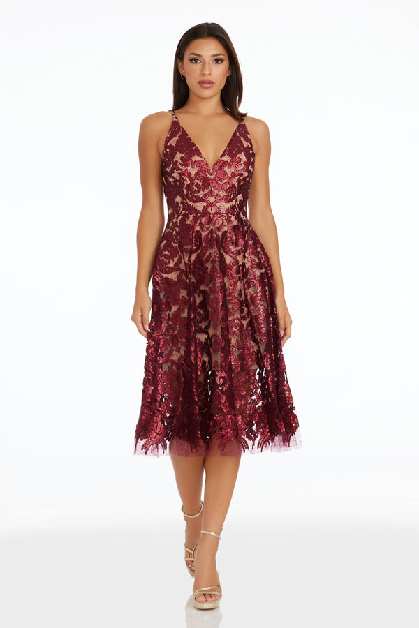 Blair Dress / Berry Nude