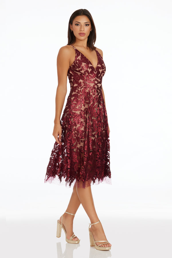 Blair Dress / Berry Nude