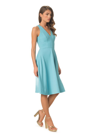 Catalina Dress / TURQUOISE SEA