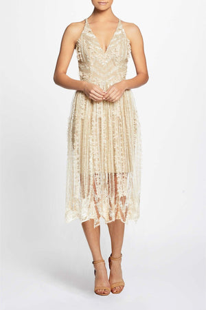 Celine Victorian-Style Lace Dress - Dress the Population
