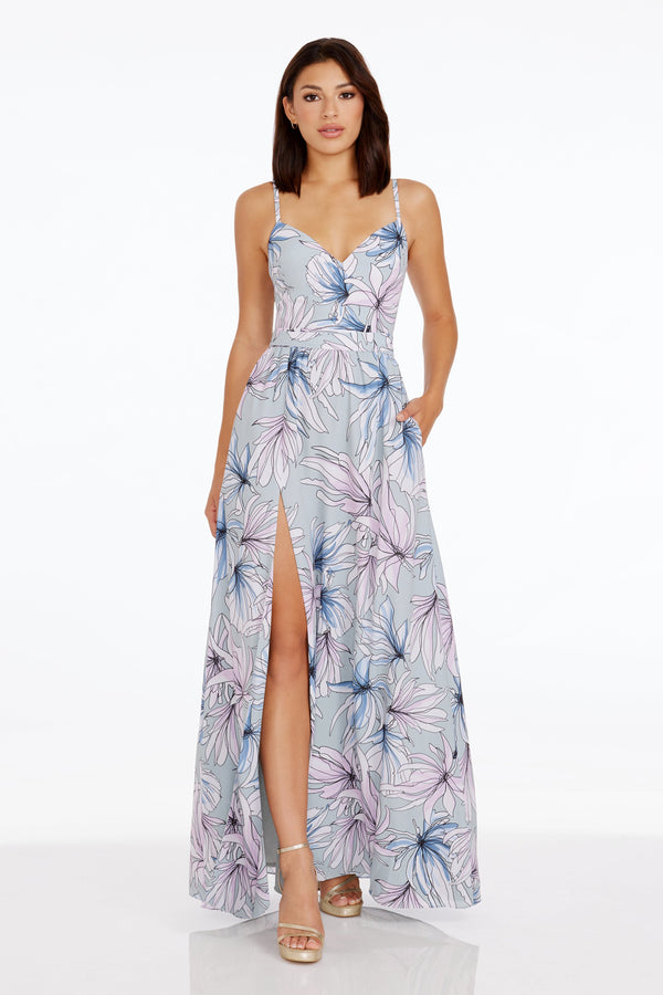 Chrissy Dress / SAGE MULTI
