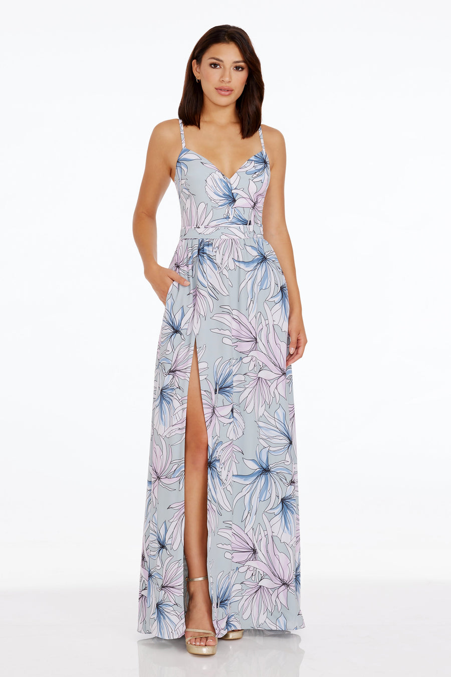 dress the population chrissy gown final / fitting for another beautiful @academymuseum gala! @andrewkwon_official this dress made me so very happy!!